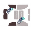 Kit film solaire Lancia Ypsilon (2) 3 portes (2003 - 2011)