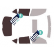Kit film solaire Mazda 3 (1) 5 portes (2003 - 2009)