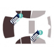 Kit film solaire Mercedes-Benz Classe C (2) Berline 4 portes (2000 - 2007)