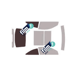 Kit film solaire Mercedes-Benz Classe C (2) Sport Coupe 3 portes (2001 - 2008)