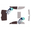 Kit film solaire Mercedes-Benz CLS (1) Coupe 4 portes (2004 - 2011)