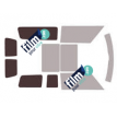 Kit film solaire Mini Clubman (1) 2 Portes Arriéres 5 portes (2007 - 2015)