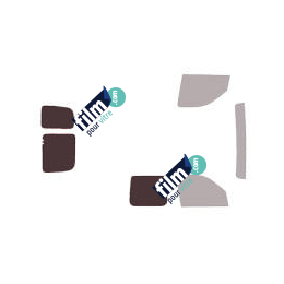 Kit film solaire Nissan Kubistar (1) Utilitaire 5 portes (1997 - 2008) 1 vitre fixe à droite et 2 portes arrières