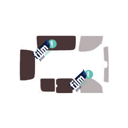 Kit film solaire Nissan Kubistar (1) Utilitaire 4 portes (1997 - 2008) vitré avec hayon