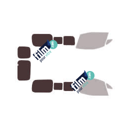 Kit film solaire Nissan Evalia (1) NV200 6 portes (depuis 2009) vitres ouvrantes avec 2 portes arriére