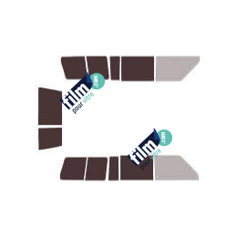 Kit film solaire Nissan Patrol GR (4) 2 Portes Arriéres 5 portes (1990 - 1998)