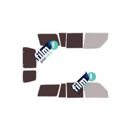 Kit film solaire Nissan Patrol GR (5) 2 Portes Arriéres 5 portes (1998 - 2013)