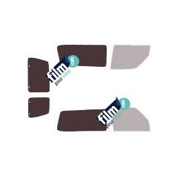 Kit film solaire Nissan Patrol GR (5) 2 Portes Arriéres 3 portes (1998 - 2013)