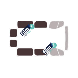 Kit film solaire Nissan PrimaStar (1) Long 5 portes (2002 - 2015) vitres fixes et 2 portes arrière