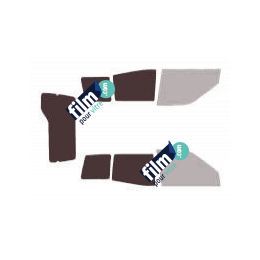 Kit film solaire Nissan Terrano (2) 3 portes (1993 - 2006) lunette décrochée