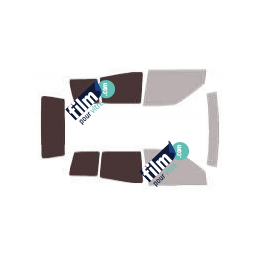 Kit film solaire Nissan Terrano (2) 3 portes (1993 - 2006) lunette droite