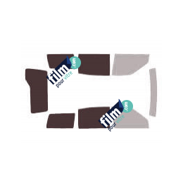 Kit film solaire Nissan Terrano (2) 5 portes (1993 - 2006) lunette décrochée