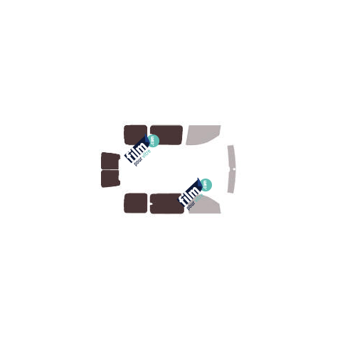 Kit film solaire Opel Combo (A) 6 portes (2001 - 2011) vitré et 2 portes arrières