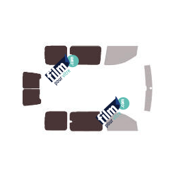 Kit film solaire Opel Combo (A) 6 portes (2001 - 2011) vitré et 2 portes arrières