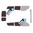 Kit film solaire Opel Combo (B) Maxi 6 portes (2011 - 2018) vitres entrouvrantes et 2 portes arrière