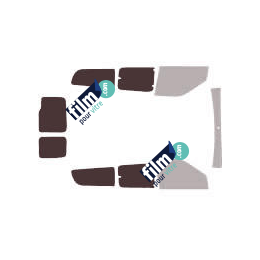 Kit film solaire Opel Combo (B) Maxi 6 portes (2011 - 2018) vitres entrouvrantes et 2 portes arrière