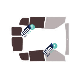 Kit film solaire Opel Combo (B) 6 portes (2011 - 2018) vitres descendantes et 2 portes arrière