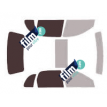 Kit film solaire Opel Corsa (B) 5 portes (1993 - 2000)