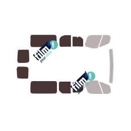 Kit film solaire Opel Vivaro (1) Long 6 portes (2002 - 2015) vitres ouvrantes et 2 portes arrières