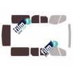 Kit film solaire Opel Vivaro (1) Long 5 portes (2002 - 2015) vitres ouvrantes et hayon