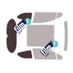 Kit film solaire Peugeot 308 (1) 3 portes (2007 - 2014)