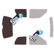 Kit film solaire Peugeot 106 (phase 2) 3 portes (1996 - 2003)