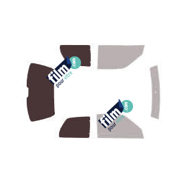 Kit film solaire Peugeot 106 (phase 2) 3 portes (1996 - 2003)