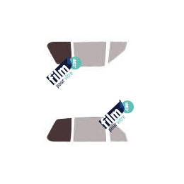 Kit film solaire Peugeot 205 (1) Cabriolet 2 portes (1983 - 1999) lunette arrière non incluse (toile)