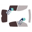Kit film solaire Peugeot 206 (1) Plus 5 portes (2009 - 2016)