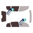 Kit film solaire Peugeot 206 (1) SW Break 5 portes (1998 - 2007)