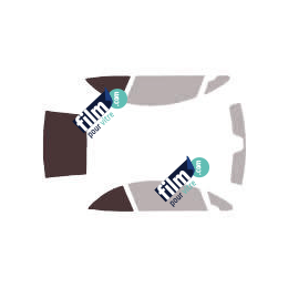 Kit film solaire Peugeot 307 (1) CC 2 portes (2001 - 2009) avec lunette