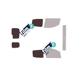 Kit film solaire Peugeot Bipper (1) Utilitaire 6 portes (depuis 2007) 2 portes arrières