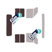 Kit film solaire Peugeot Boxer (1) Pick-Up 4 portes (1994 - 2006) double cabine