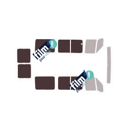 Kit film solaire Peugeot Boxer (1) 5 portes (1994 - 2006) vitres coulissantes