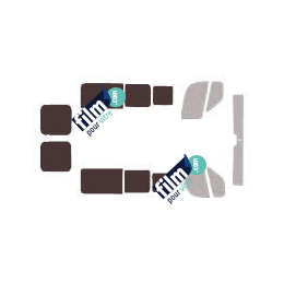 Kit film solaire Peugeot Boxer (2) L1 Court 5 portes (depuis 2006) vitres ouvrantes