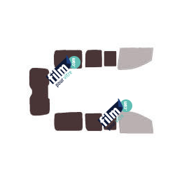 Kit film solaire Peugeot Expert (2) Court 5 portes (2007 - 2017) 2 portes laterales avec hayon