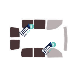 Kit film solaire Peugeot Partner (1) 4 portes (1996 - 2008) sans porte latérale et 2 portes arrières