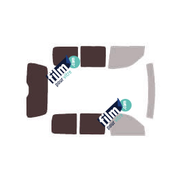 Kit film solaire Peugeot Partner (1) 3 portes (1996 - 2008) sans porte laterale et hayon