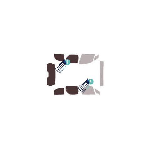 Kit film solaire Peugeot Partner (2) 5 portes (2008 - 2018) avec hayon et 2 portes latérales