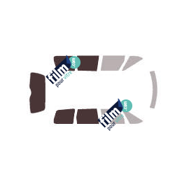 Kit film solaire Renault Espace (3) Court 5 portes (1996 - 2002) lunette arrière fixe