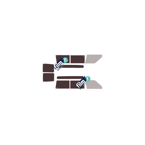 Kit film solaire Renault Express (1) 4 portes (1985 - 2000) vitré et 2 portes arrières