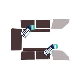 Kit film solaire Renault Express (1) 3 portes (1985 - 2000) vitré et hayon