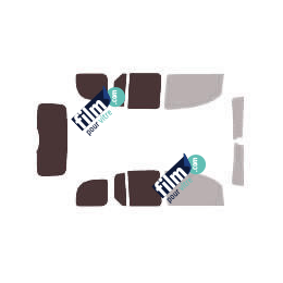 Kit film solaire Renault Kangoo (2) 5 portes (depuis 2008) vitres descendantes et hayon