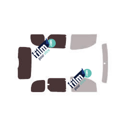 Kit film solaire Renault Kangoo (2) 5 portes (depuis 2008) vitres entrouvrantes et hayon