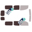 Kit film solaire Renault Kangoo (2) Maxi 6 portes (depuis 2010) vitres entrouvrantes et 2 portes arrières