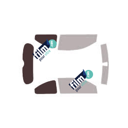 Kit film solaire Renault Megane (2) 3 portes (2002 - 2009)