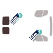Kit film solaire Renault Trafic (2) Court/long Utilitaire 5 portes (2002 - 2015) 2 portes arriéres