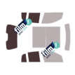 Kit film solaire Smart ForFour (1) 5 portes (2004 - 2010)