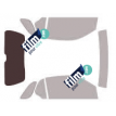 Kit film solaire Smart ForTwo (1) Coupe 3 portes (1998 - 2007)