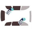 Kit film solaire Toyota Avensis (1) Break 5 portes (1998 - 2003)